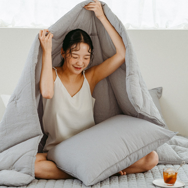 드리울 린넨 시어서커 여름 이불