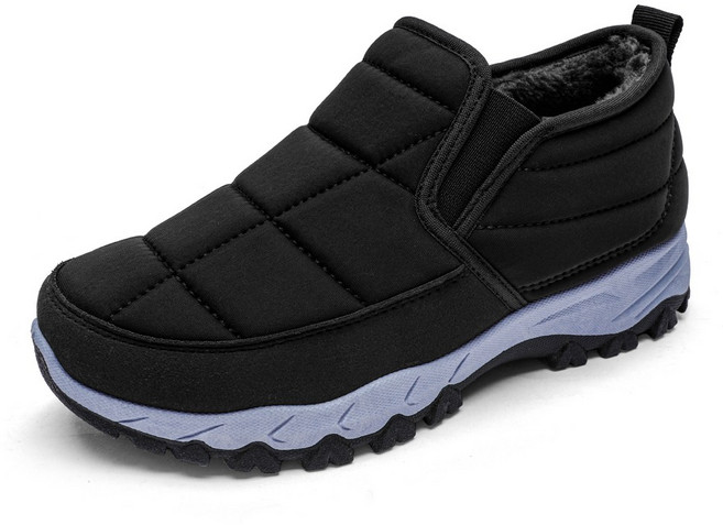 SNRD 남녀공용 겨울신발 방한슬립온 털운동화 털신 방수 방한화 패딩슬립온 SN617