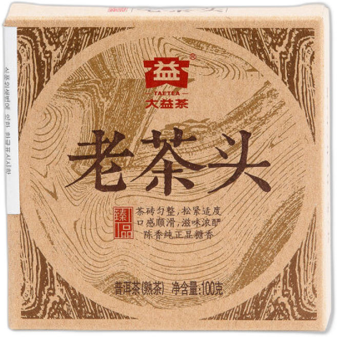 대익보이차 노차두(1401) 숙차, 1개, 1개입, 100g