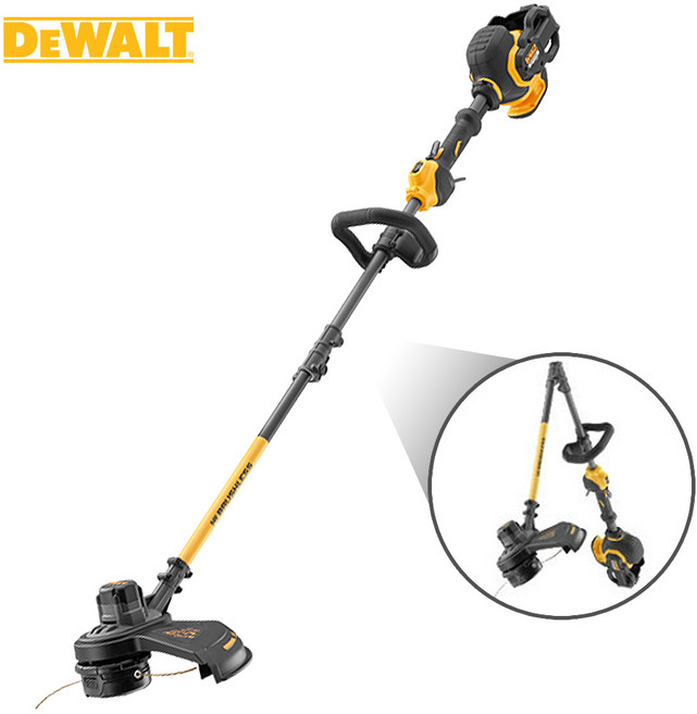 디월트 DCM5713X2 세트 (3.0배터리2개+충전기1+악세사리) 60V MAX 54V 접이식 충전 예초기, 1개