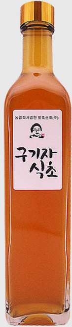 발효순이 구기자식초 /마시는 자연발효건강초, 1개, 500ml