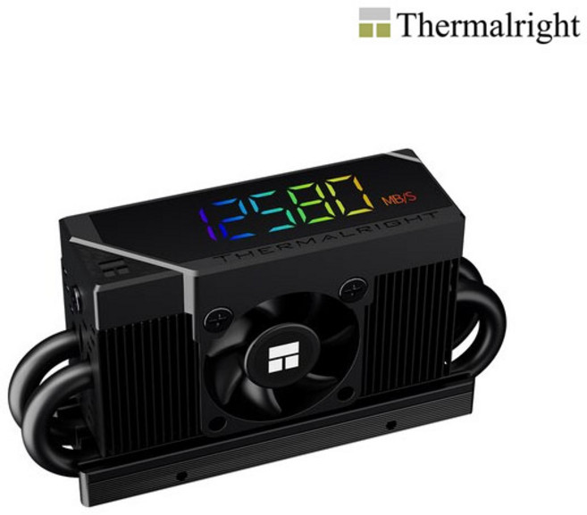써멀라이트 Thermalright M.2 HR-10 2280 PRO Digital BLACK SSD쿨러 서린, 1개