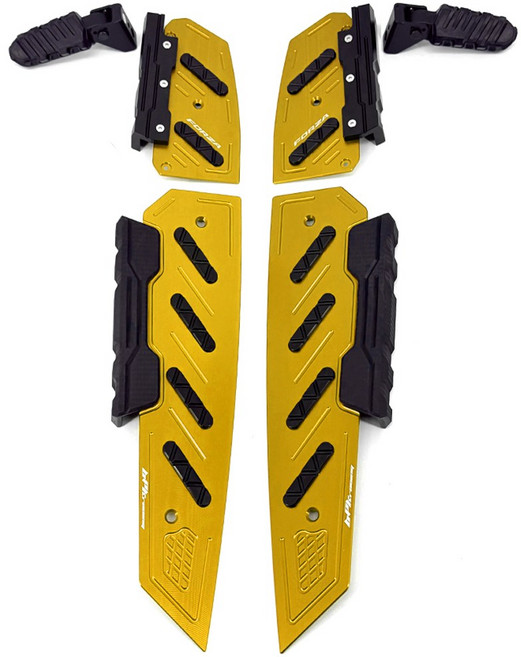 BPK 18-24 25 26년 포르자300 포르자350 가드발판 접이식 프론트 보조 텐덤 스텝 미끄럼방지 튜닝, 1박스, 골드