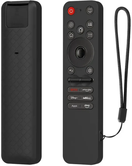 LG MR25GA 매직 리모컨용 실리콘 케이스 2025년형 OLED 스마트 TV AI-C5/B5/G5/M5 시리즈 호환, 01 Black