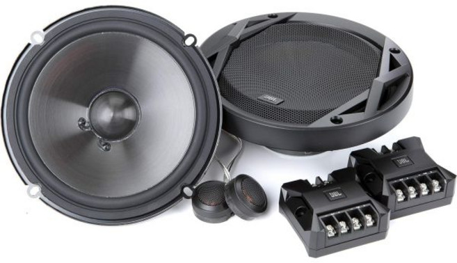 JBL 클럽6520 65인치 300W 클럽 시리즈 2웨이 코엑시얼 카 스피커 1쌍, 6-1/2" Component Speakers