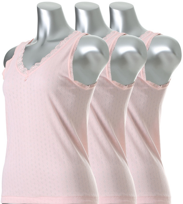 캐리루시 40수 면 매쉬런닝 3p