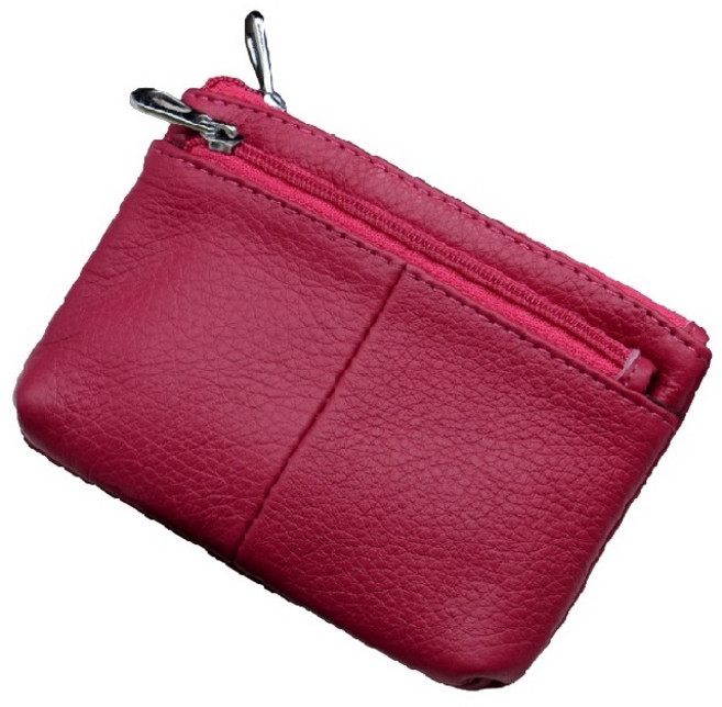 DELUNS 頭層牛皮 迷你多功能零錢包 鑰匙包 卡包