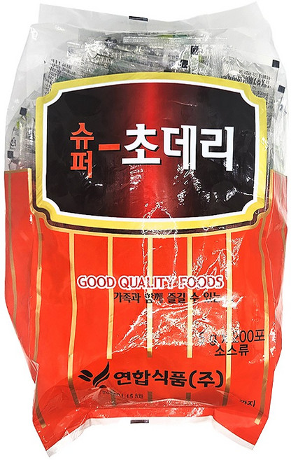 연합식품 초데리(냉면용식초) 6g x200개, 200개