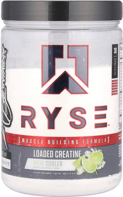 RYSE 로딩 크레아틴 바하 쿨러 393g(13.9oz) RYSE (라이즈), RYSE, 로딩 크레아틴, 바하 쿨러, 393g(13., 393g, 1개 - 쿠팡