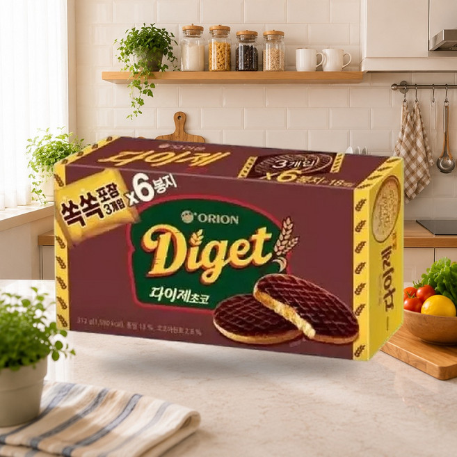 오리온 다이제 초코 312g 16개
