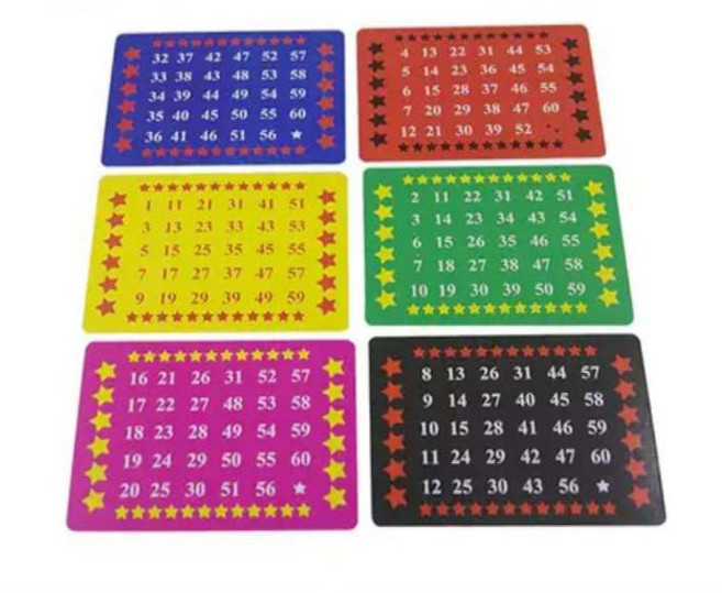 심리마술도구 생각한 숫자를 맞추는 숫자카드 심리매직 수학마술 브레인마술 숫자마술, 1개