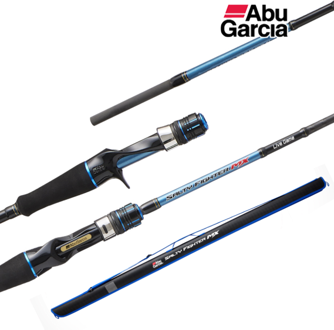아부가르시아 솔티파이터MX 라이브게임 버트분리형 선상 외수질 낚시대 SMLC-671-LG, 혼합색상