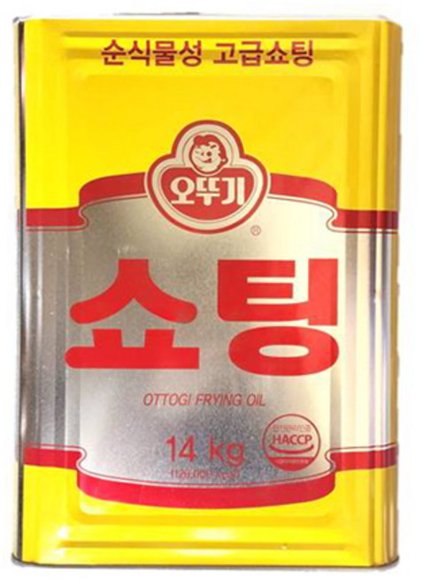 오뚜기 쇼팅 혼합식용유, 14kg, 1개