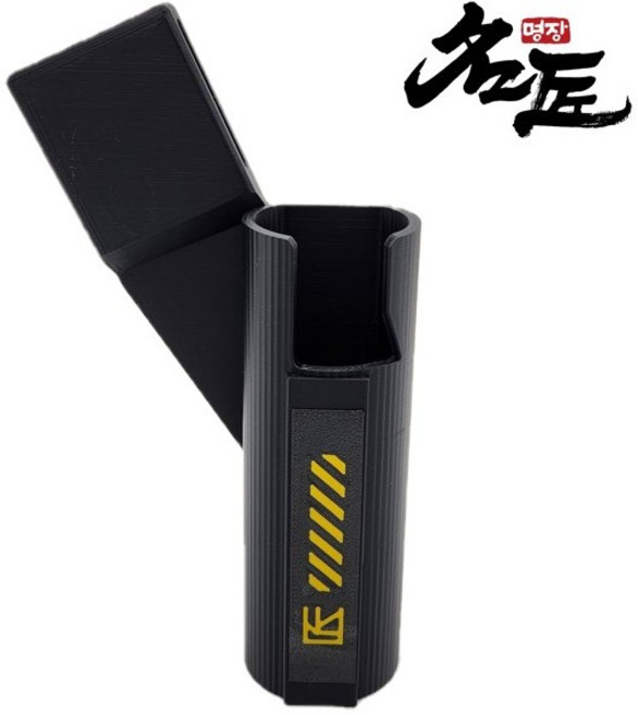 루어대 홀더 낚시대 클램프 허리 벨트 타입, 블랙, 1개