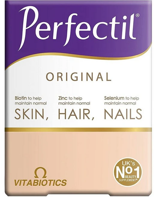 영국 비타바이오틱스 Vitabiotics Perfectil Original Formula 퍼펙틸 오리지널 스킨 헤어 네일, 1개, 30정 - 쿠팡