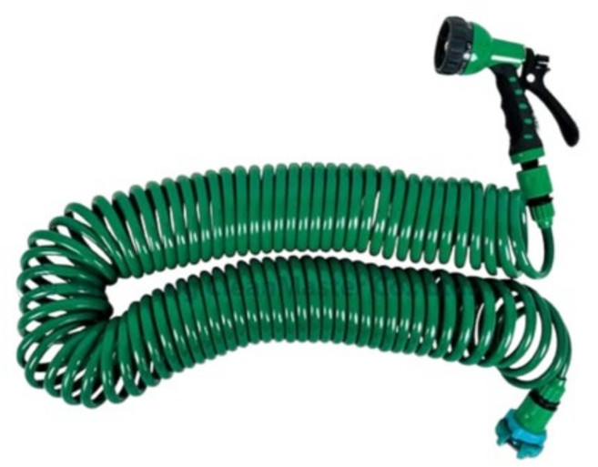삼정 코일호스 20M 엉킴 꼬임 방지 원예 청소 세차 호스