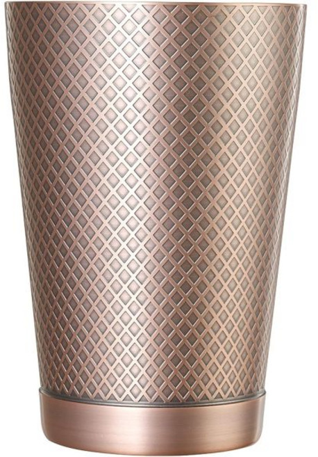 바플라이 다이아몬드 격자 셰이커 세트 블랙, 18 oz, Antique Copper, 1개