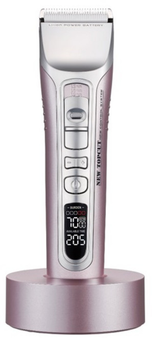 탑컷 전문가용 프로 애견 이발기 YD-9000 정품, 핑크, 1개