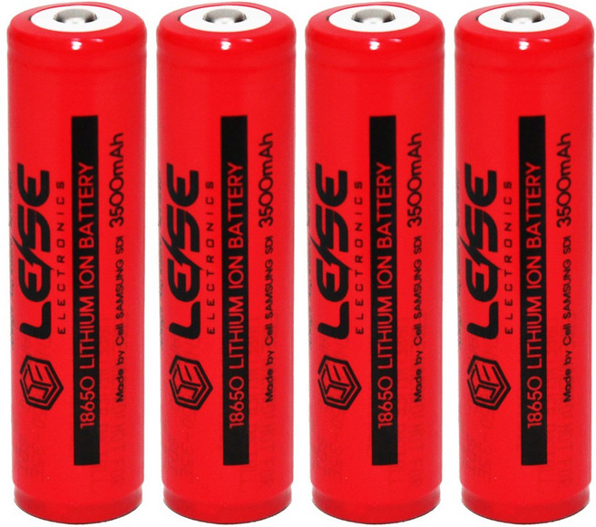 삼성 18650 배터리 (리튬이온 충전지), 3500mAh, 4개, 1개입