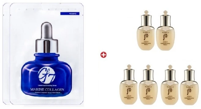 GE7 마스크2매/천기단 화현2종세트각25ml x3세트(밸런스+로션), 25g, 3개 - 쿠팡