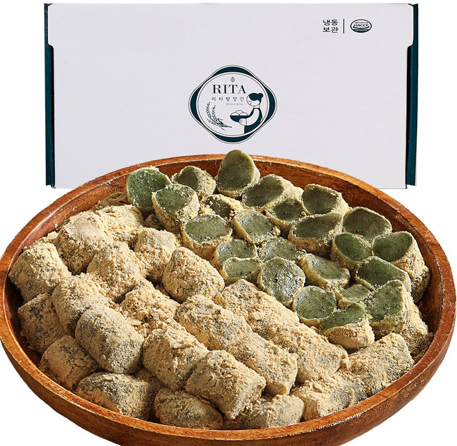 [리타방앗간] 제주쑥인절미, 1박스, 1kg