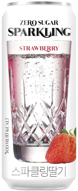 제로슈가 스파클링 딸기, 6개, 500ml