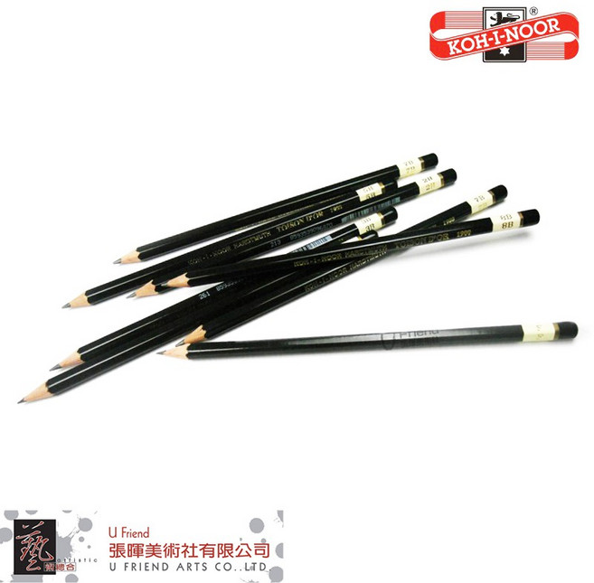 KOH-I-NOOR 酷喜樂 黑桿素描鉛筆 #1900, 1個, 4B