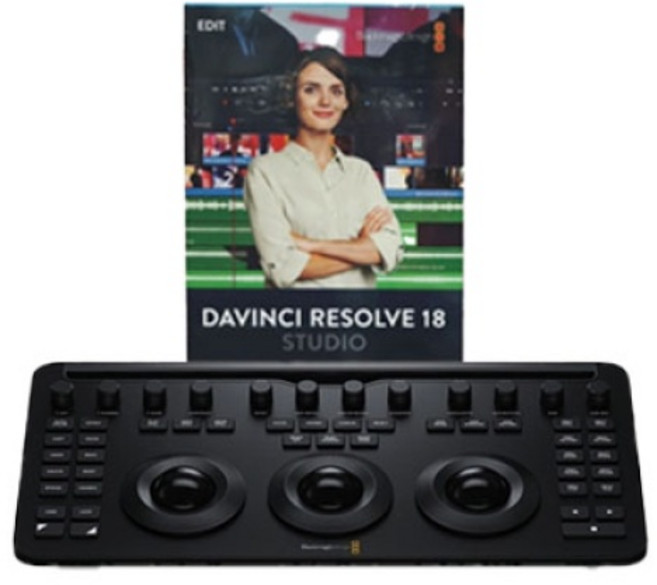 (Blackmagic-Design) (컬러패널+스튜디오 세트) DaVinci Resolve Micro Color Panel + Studio, 다빈치 마이크로 컬러 패널/리졸브 스튜디오 결합상품