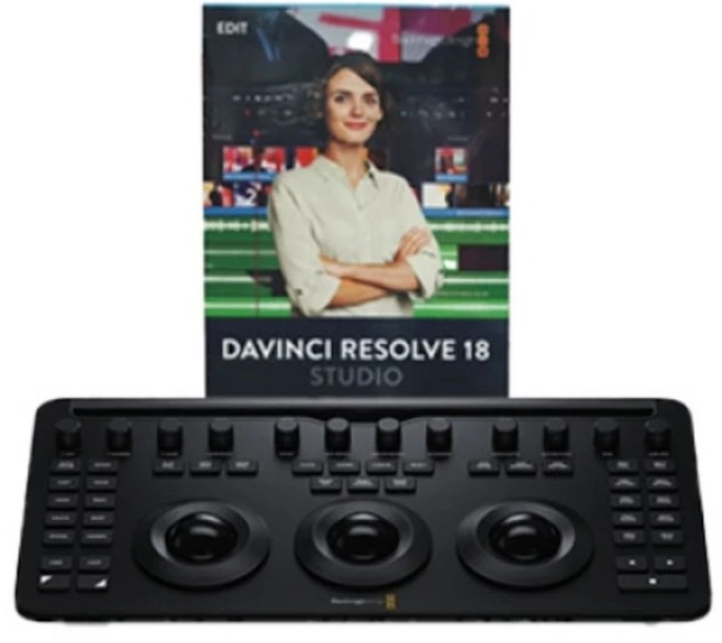 (Blackmagic-Design) (컬러패널 & 스튜디오 세트) DaVinci Resolve Micro Color Panel + Studio, 다빈치 마이크로 컬러 패널/리졸브 스튜디오 결합상품 - 쿠팡