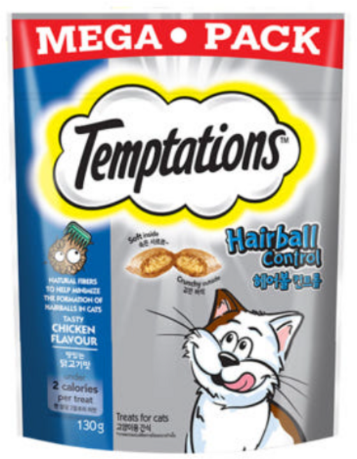 템테이션 메가팩 맛있는 닭고기180g 3개 고양이간식, 닭고기맛, 130g