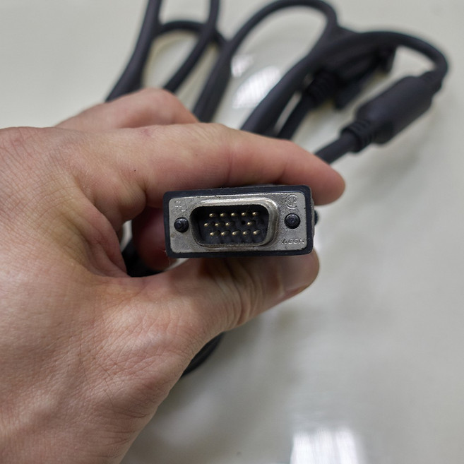 ACON 螢幕連接線 D-sub 15針接頭 2米長, 1個