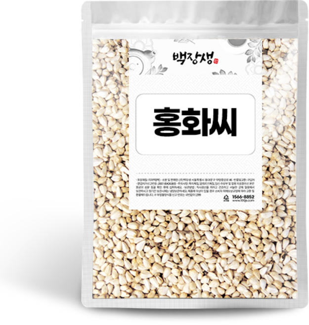 백장생 국내산 생 홍화씨 600g, 1개