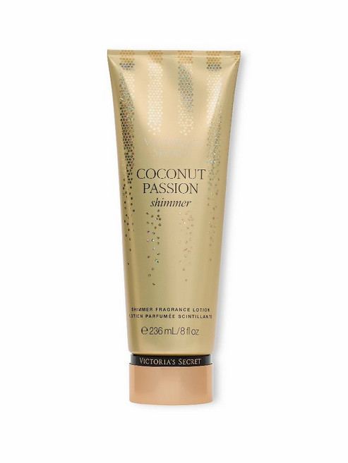 維多利亞的秘密 熱情椰子 香氛亮粉乳液 COCONUT PASSION SHIMMER BODY LOTION 新包裝 (236mL/8 fl oz), 1件, 236ml