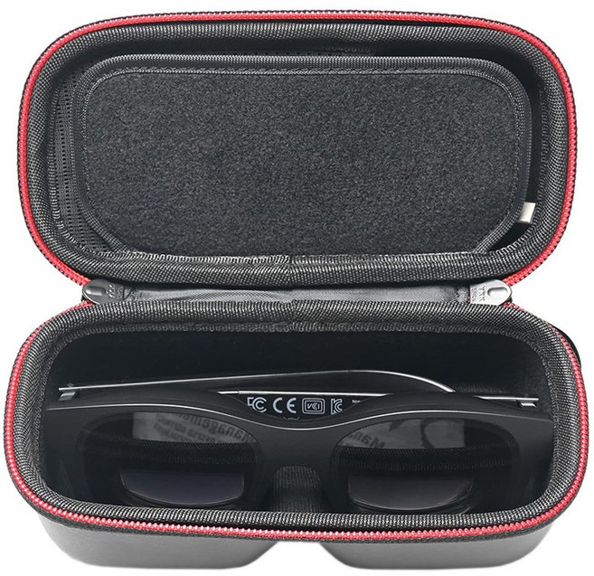 리얼 에어/에어 2 및 레이네오 에어 2 AR 글래스와 호환되는 휴대용 케이스(케이스만 해당), Black × 1개, 1개