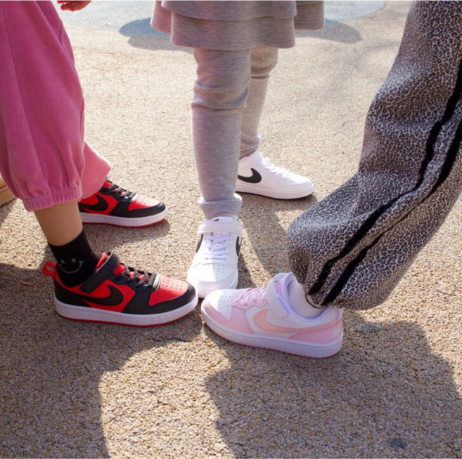 나이키 키즈 코트 버로우 리크래프트 아동 주니어 운동화 벨크로