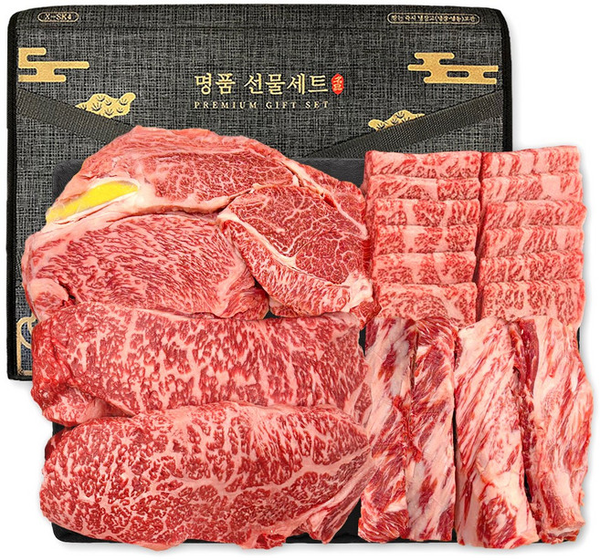 푸드지 마장동 최고급 한우 1++ 투쁠 선물세트 1호, 1세트