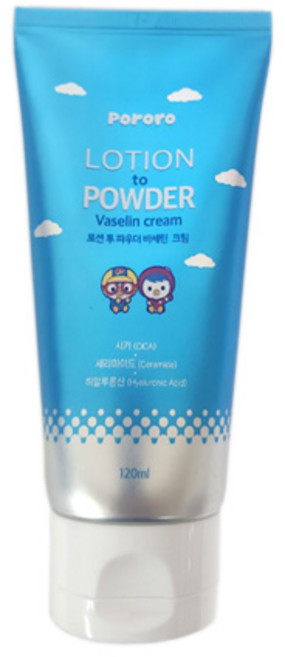 10위 - 가루 날림이 없는 기저귀 파우더 뽀로로 베이비 파우더 로션, 1개, 120ml