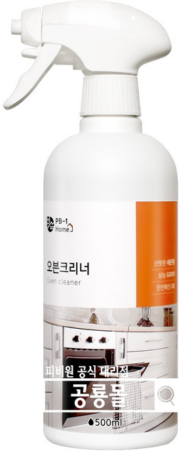 피비원 오븐크리너 골드 레몬향 500ml, 1개