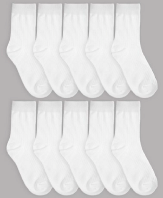 패밀리삭스 100% 국내생산 프리미엄 남성용 고급 중목 무지 양말 10켤레