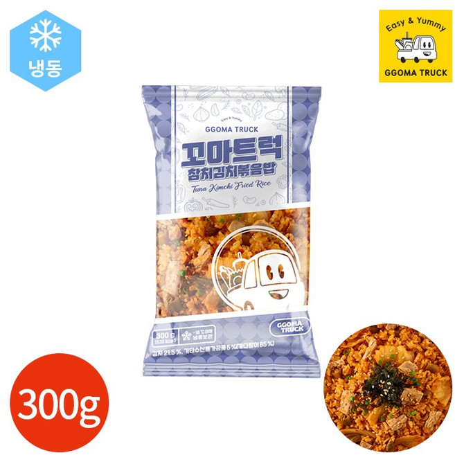 꼬마트럭 참치 김치 볶음밥, 6개, 300g