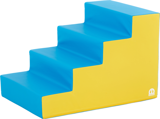 아이소파 챔피온 사단계단파랑 CH-2008B 유아 실내 놀이터 정글짐 미끄럼 체육 매트