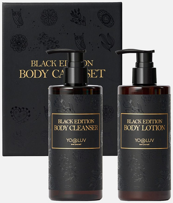 요아럽 블랙에디션 바디케어 세트, 1개