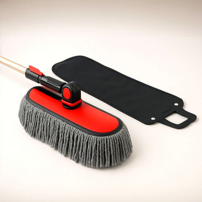 캐롤링 차량용 먼지털이개 외부용 기름걸레, 1개