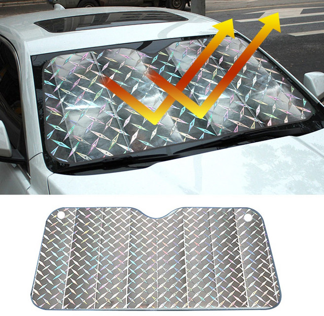 자동차 앞유리 햇빛가리개 은박햇빛가리개, A타입 보급형, 1개, 고급형 햇빛가리개