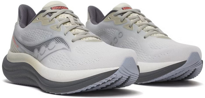 Saucony Triumph 23 勝利23緩衝避震跑鞋(淺灰) 保護膝蓋