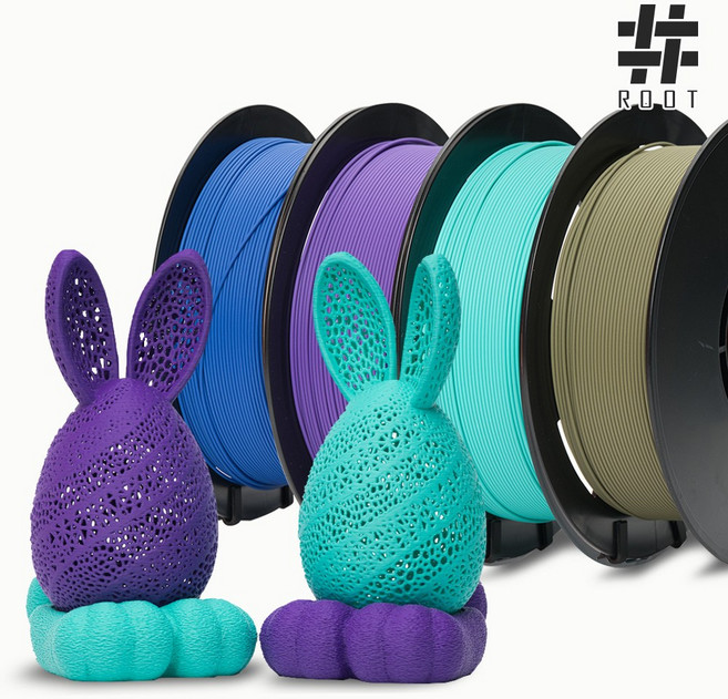 [Root 3D] 무광 Matte PLA 필라멘트 1kg 1.75mm, 퍼플