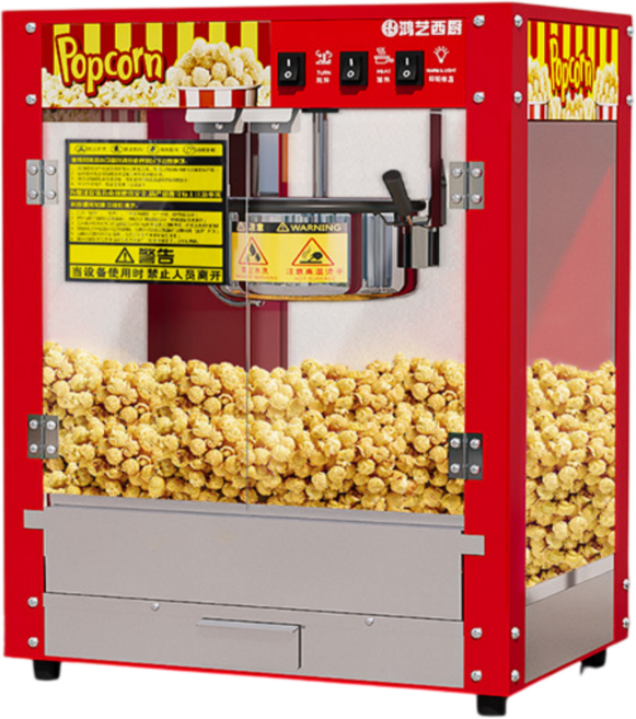 데일리키친 팝콘 기계 메이커 가정용 행사장 호프집 업소용 팝콘 제조기, 일반형 레드