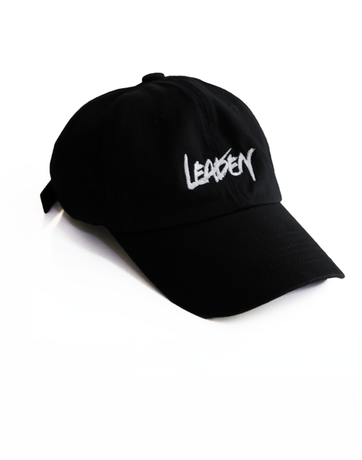 빈티지 워시드 캘리그래피 볼캡 [블랙]