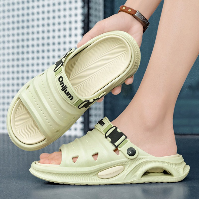 Modern Fashion 남자 발편한 스트랩 샌들 쿠션감 비치 슬리퍼 W45