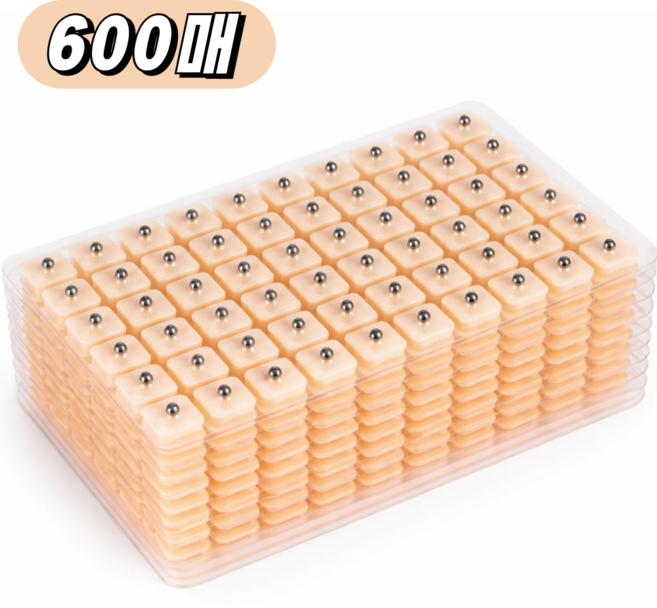 조온하루 혈자리 귀 지압 패치 스티커, 네츄럴, 600개